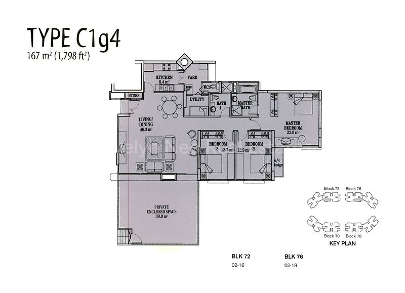 3 Bed Condo for Sale in  The Florida - Image 12
